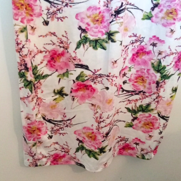 Rue 21 Cherry Blossom Floral Maxi T-Shirt Dress - Picture 5 of 8